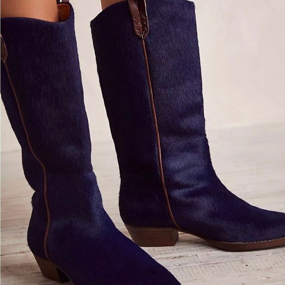 New Free People We the Free
Montage Hair Tall Boot Azul Marino size 38 US 8 - Picture 3 of 11